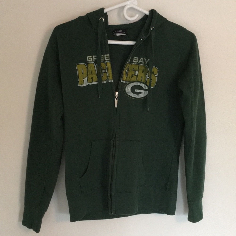 Green Bay Packer zip up hoodie